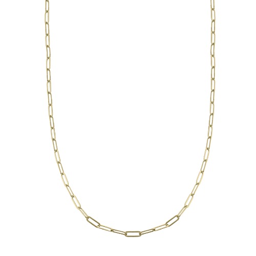 Dalila Chain Link Gold Necklace - 19"