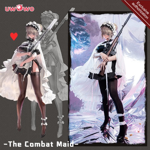 【Clearance Sale】Exclusive authorization Uwowo x AGOTO: The Combat Maid Series ♥ Heart Cosplay Costume | S