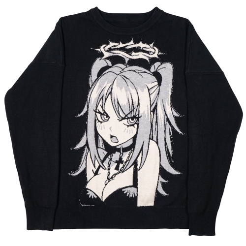 Ride Or Die Knitted Sweatshirt - xl