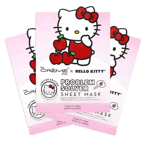 The Crème Shop | Hello Kitty Problem Solver Sheet Mask (3 Pack) - 