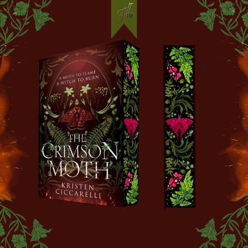 The Crimson Moth - Hemingway Stenciled Edges - Hemingway Books