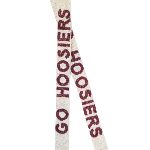Go Hoosiers Gameday Beaded Purse Strap