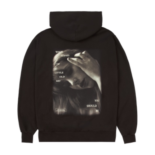 Who's Afraid Of Little Old Me? Dark Brown Hoodie | S