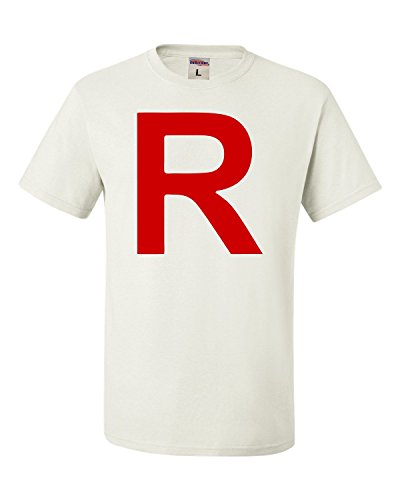 Go All Out Adult Team Rocket T-Shirt - Large - White