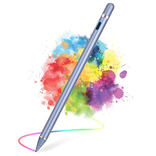 Active Stylus Pens for Touch Screens, Active Pencil Smart Digital Pens Fine Point Stylist Pen Compatible with iPhone iPad,Samsung/Android Smart Phone&Tablet Writing Drawing by maylofi - Blue