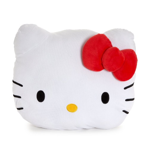 Hello Kitty Plush Decorative Throw Pillow - White/Red