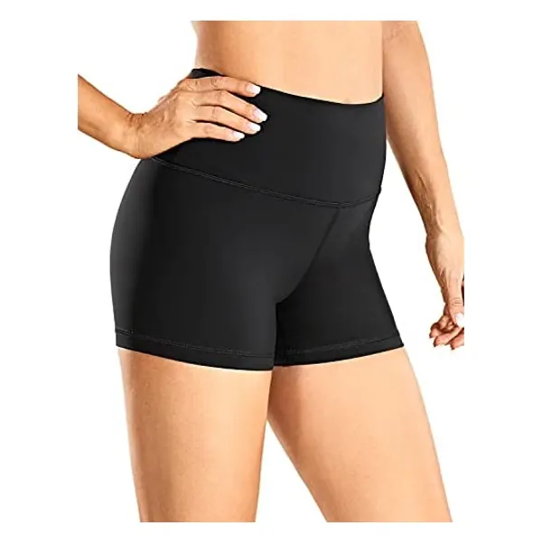CRZ YOGA Women's Naked Feeling Biker Shorts - 3" / 4" / 6" High Waist Yoga Workout Running Shorts