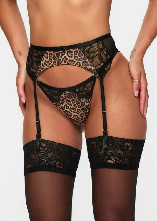 Feline Fantasy Suspender Belt