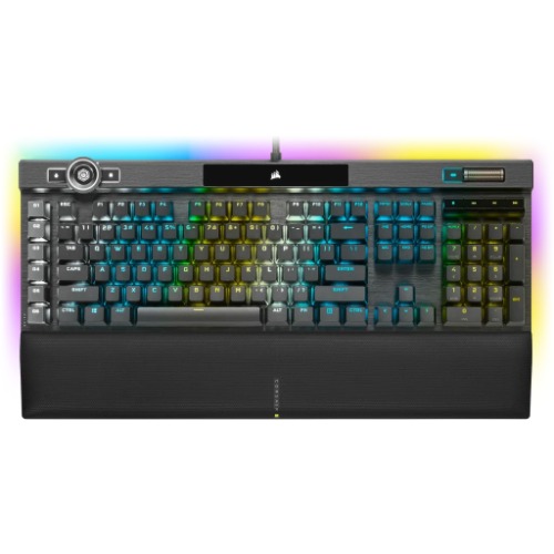 K100 RGB Optical-Mechanical Gaming Keyboard — CORSAIR OPX Switch — Black