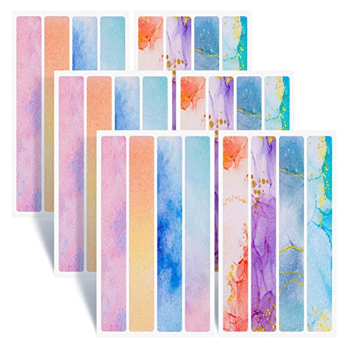 Chenkaiyang Non-Slip Bathtub Stickers, 24 PCS Anti-Slip Strips Safety Shower Stickers Waterproof Bathtub Treads Decals for Bathroom Kitchen Ladders Stairs Steps Pools Bathtub Shower Stairs Floors