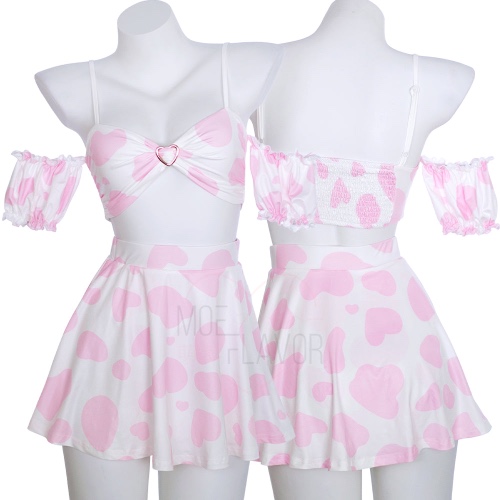 Soft Spring Cow Set - Pink / XS/S