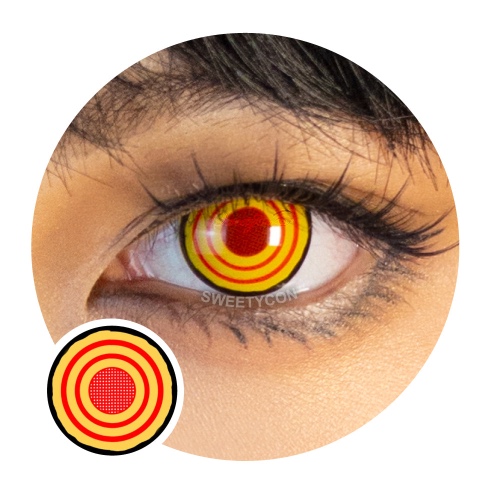 Sweety Crazy Yellow Rings V2 (Chainsaw Man - Makima) (1 lens/pack) | 0.00