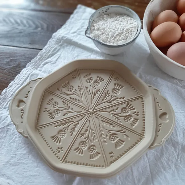 Stoneware Shortbread Pan