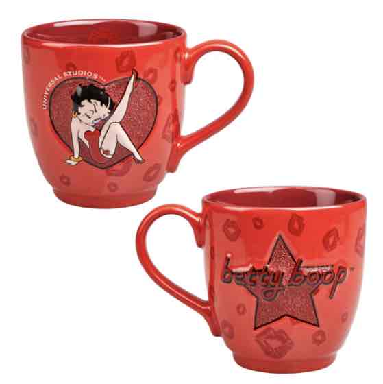 Betty Boop™ Beaded Latte Mug | UNIVERSAL ORLANDO