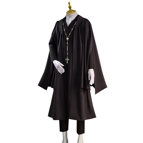 【In Stock】【Size S-2XL】DokiDoki-R Anime Cosplay Black Butler Public School Arc Kuroshitsuji Sebastian Michaelis Costume | Costume Only-S-In Stock