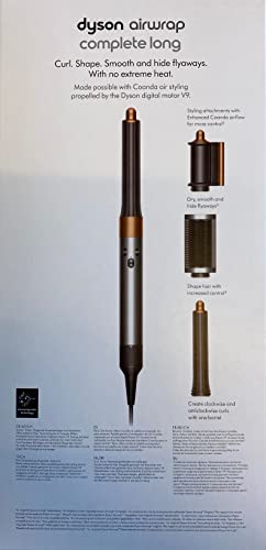 Dyson Airwrap Complete Long - Copper/Nickel - Copper/Nickel - 7 Piece Set