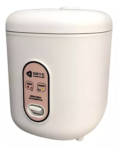 Mini Arrocera Vaporera Antiadherente Oryx 1.2 Litros 300w Color Blanco Frecuencia 50