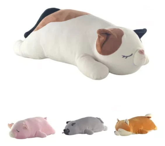 Gato De Peluche Almohada Contención Súper Soft Gatito Kawaii