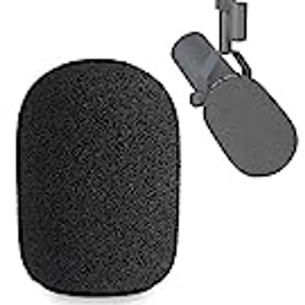 YOUSHARES SM7B Microphone Windscreen - Pop Filter Foam Wind Cover Compatible with Shure SM7B Mic to Blocks Out Plosives