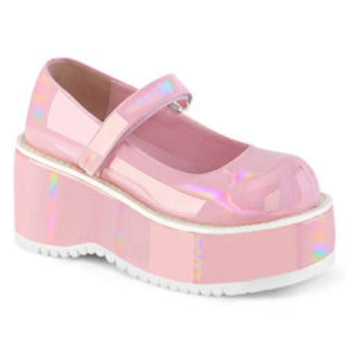 Dollie-01 | Baby Pink Holo Patent / 8