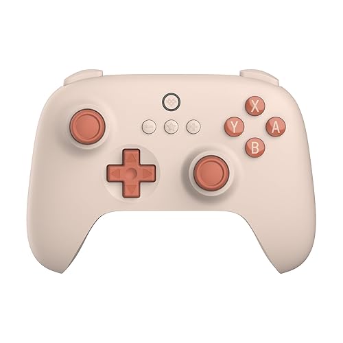 8Bitdo Ultimate C Bluetooth Controller for Switch with 6-axis Motion Control and Rumble Vibration (Orange) - Orange - Controller