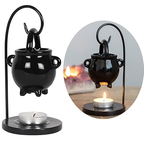 RAJX Hanging Cauldron Wax Melt Burners, Mothers Day Essential Oils and Fragrance Scented Melter, Aromatherapy Mum Ornaments for Home Decor, Living Room