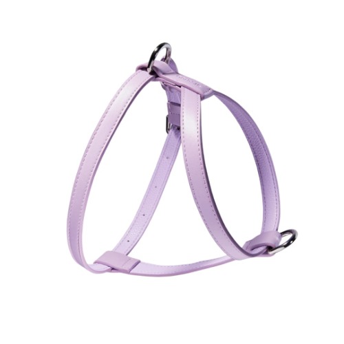 ST Argo No Pull Dog Harness in Vegan Leather - Front Clip No Choke Dog Vest - Best Lightweight Harness - Adjustable Body Strap - Over Head Dog Harness - Comes in a Variety of Colours - Lilac, Small - Small - Lilac