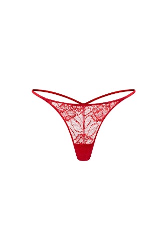 Tara Red Thong - EU M / US 6 / Red