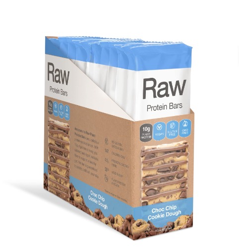 Choc Chip Cookie Dough Vegan Protein Bars