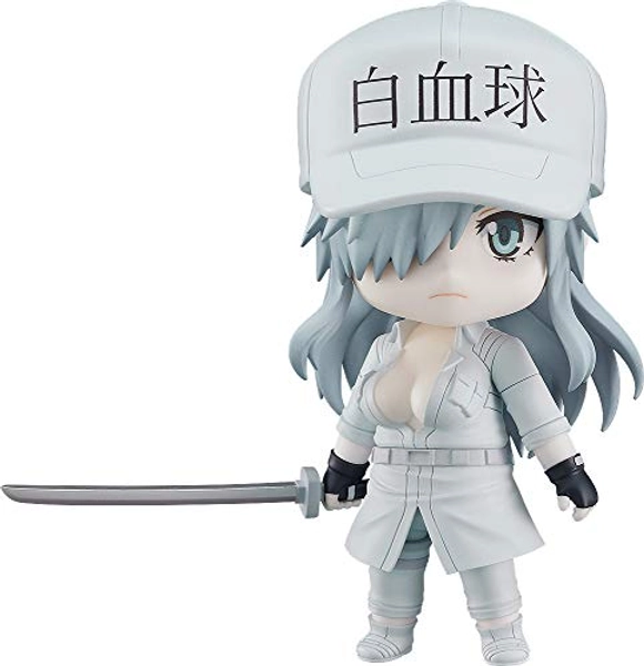 Good Smile Cells at Work! Code Black: White Blood Cell (Neutrophil) Nendoroid Action Figure, Multicolor
