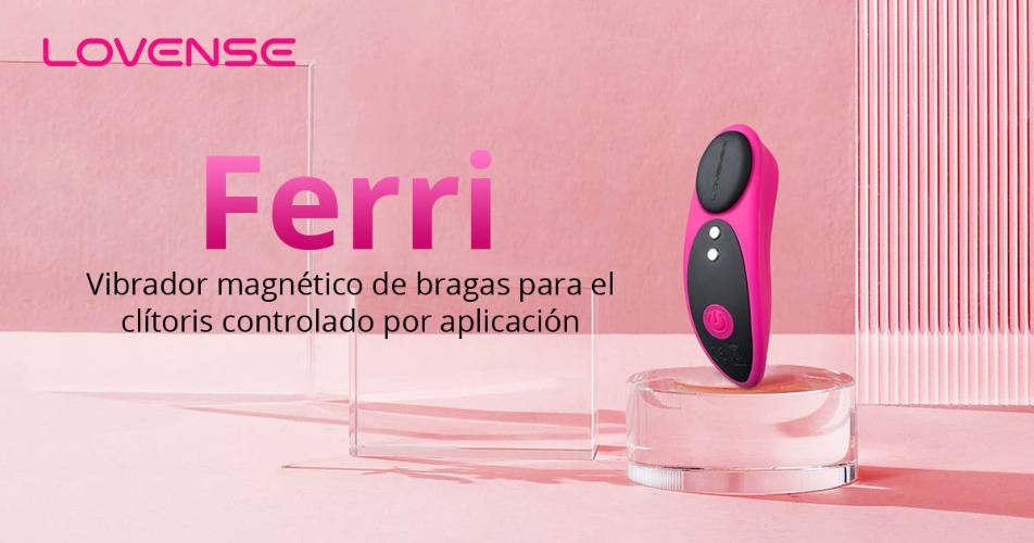 Lovense® Ferri: ¡Vibrador de bragas y ropa interior magnético con control remoto!
