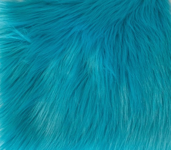 Turquoise Luxury Shag Faux Fur