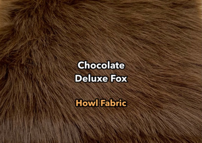 Chocolate Deluxe Fox Faux Fur