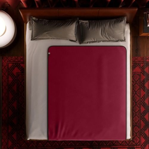 Liberator 'Fascinator Throw' Moisture-Proof Sensual Blanket - Regular Size - Merlot