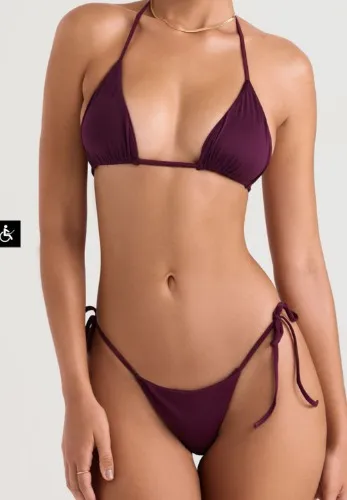 Burgundy Biquini