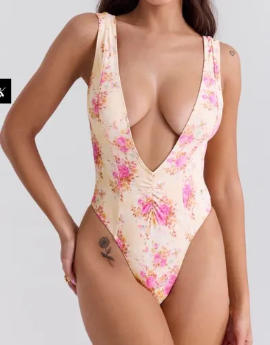 Flower Bodysuit Beach