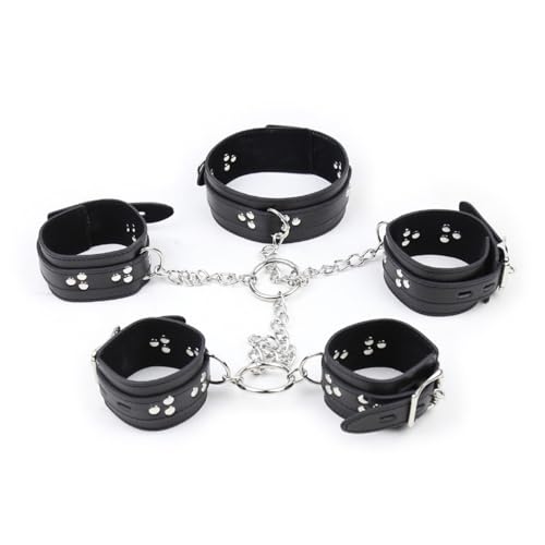 Punk waist chain, black leather body chain, carrying belt chain, nightclub party, Halloween women's body accessories