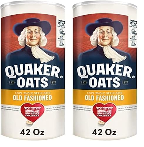 Quaker, Oatmeal, 42 Oz Canister (Pack of 2) - oatmeal - 2.63 Pound (Pack of 2)