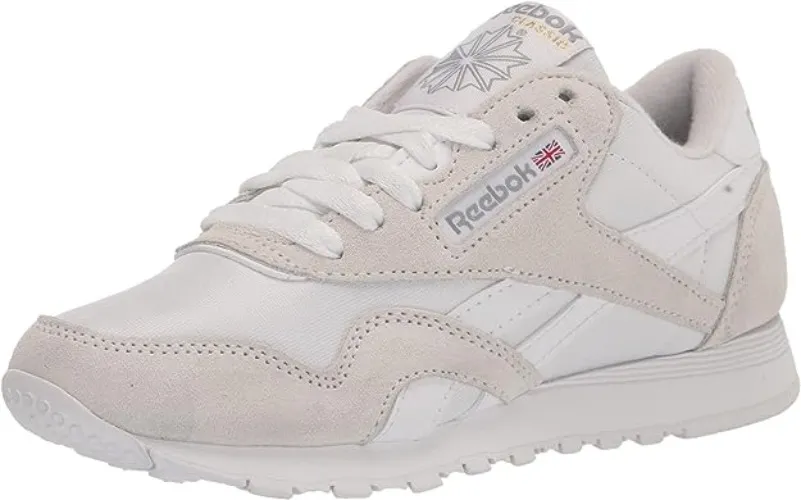 Reebok Men's Classic Nylon Sneaker - 10.5 White