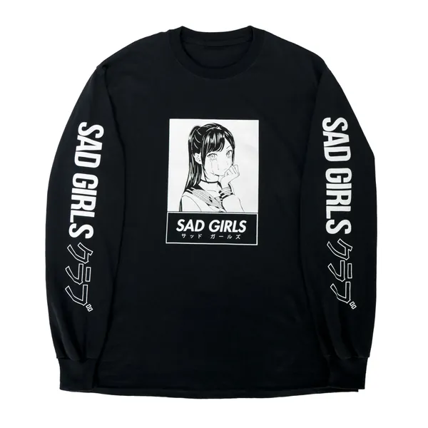 Sad Girls L/S Lie To Me Tee - medium