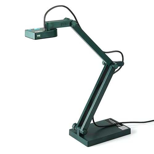 IPEVO V4K Ultra High Definition 8MP USB Document Camera — Mac OS, Windows, Chromebook Compatible for Live Demo, Web Conferencing, Distance Learning, Remote Teaching - USB version
