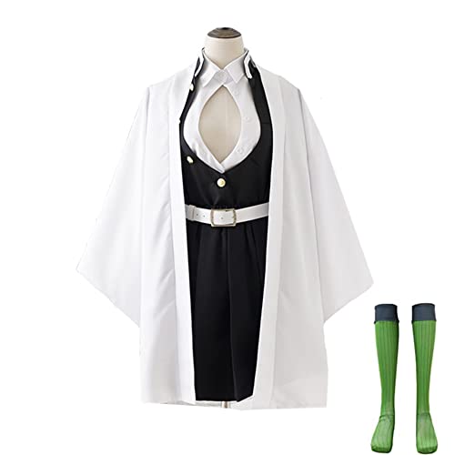 Jilijia Kanroji Mitsuri, costume per cosplay, set completo Kanroji Mitsuri, kimono per Halloween, costume uniforme da anime gioco di ruolo.. - Per Adulti. - XL
