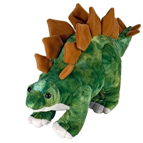 Wild Republic Stegosaurus Plush, Dinosaur Stuffed Animal, Plush Toy, Gifts for Kids, 10", Multicolor, (Model: 15489)