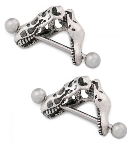 T Rex Nipple Ring Barbell | Default Title