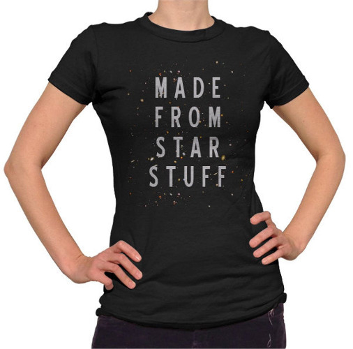 Women's Made From Star Stuff Astronomy T-Shirt | Medium / Black
