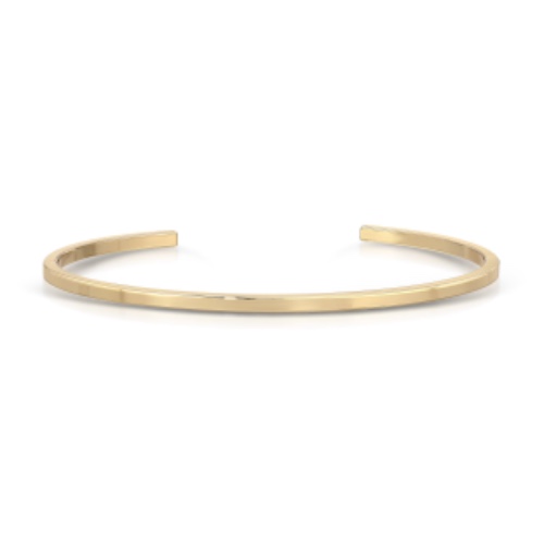 Super Thin Square Cuff - GOLD