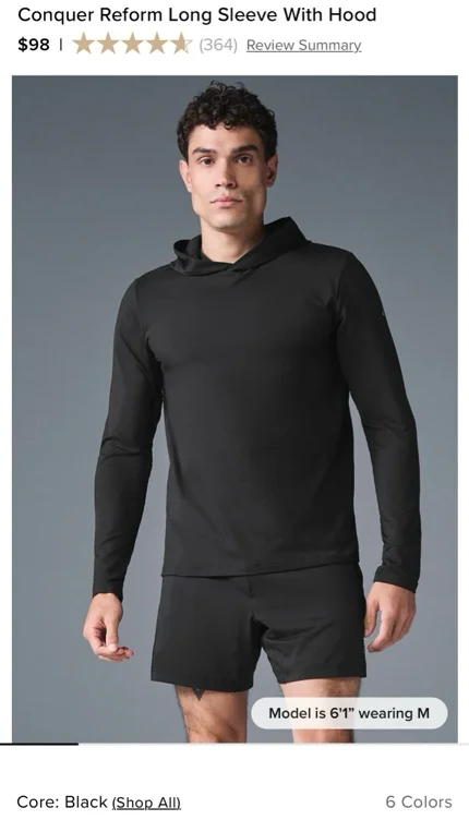 Conquer Reform Long Sleeve With Hood