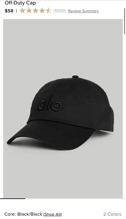 Off-Duty Cap