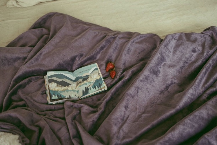 Waterproof Splash Blanket™️- Purple Smoke | Large