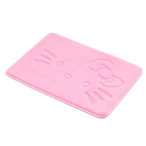 Cute Cartoon Pink Area Rugs Bathroom Rugs Super Soft Memory Foam Bath Mat Non Slip Absorbent Door Mat Kitchen Mat Welcome Mat 15.75 x 23.62 Inch